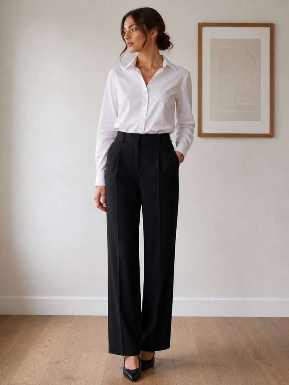 J Crew Essential Pants City Crepe Black Pleated Sz 10 Career Work Trousers NWT